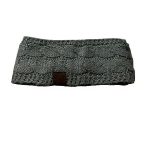 CC Boutique Gray Knit Headband